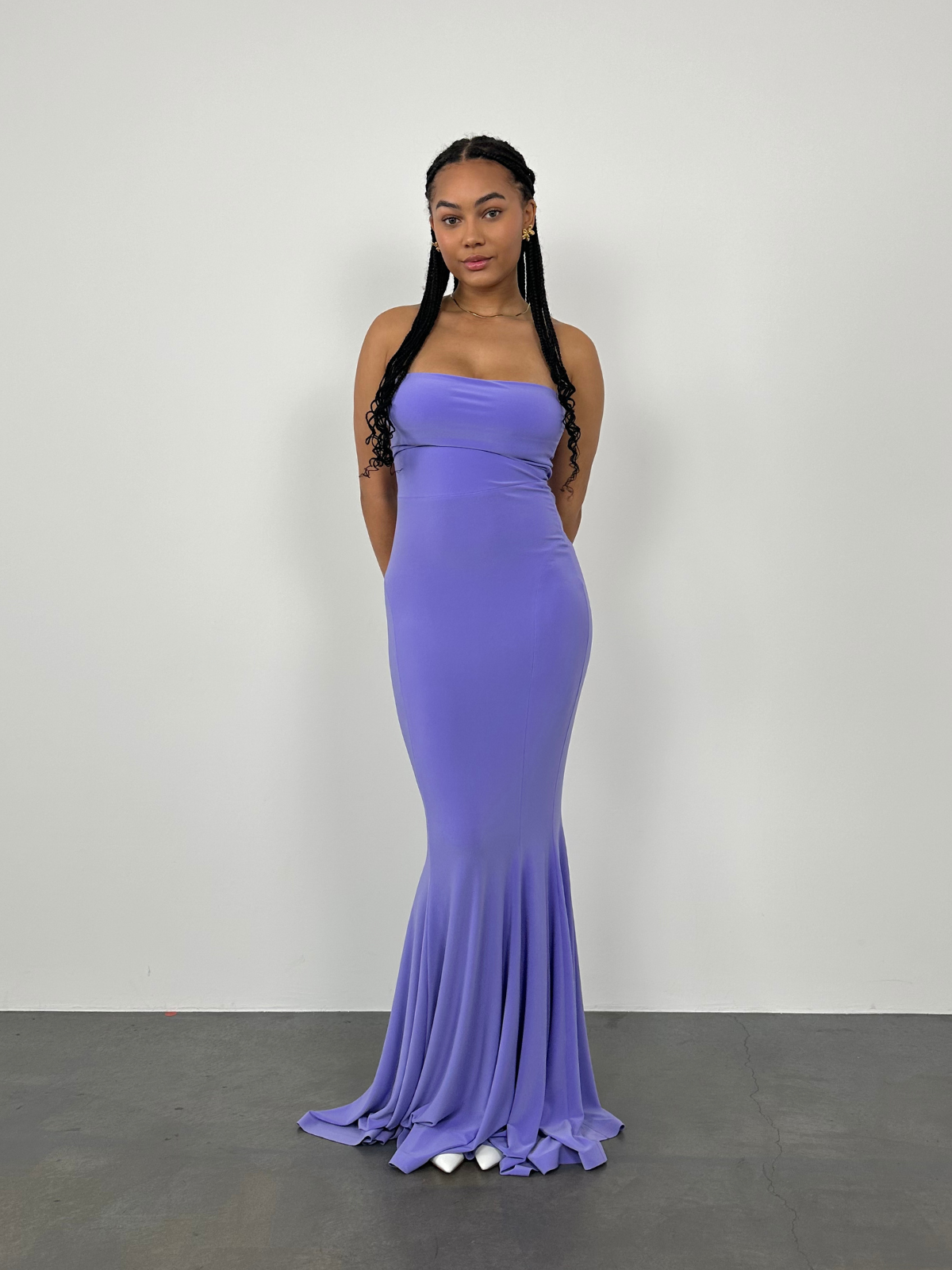 Fishtail Gown Lilac