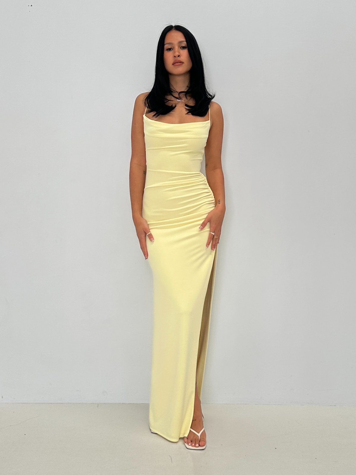 LOVERS AND FRIENDS | Odessa Gown - Lemon | Loan That Label