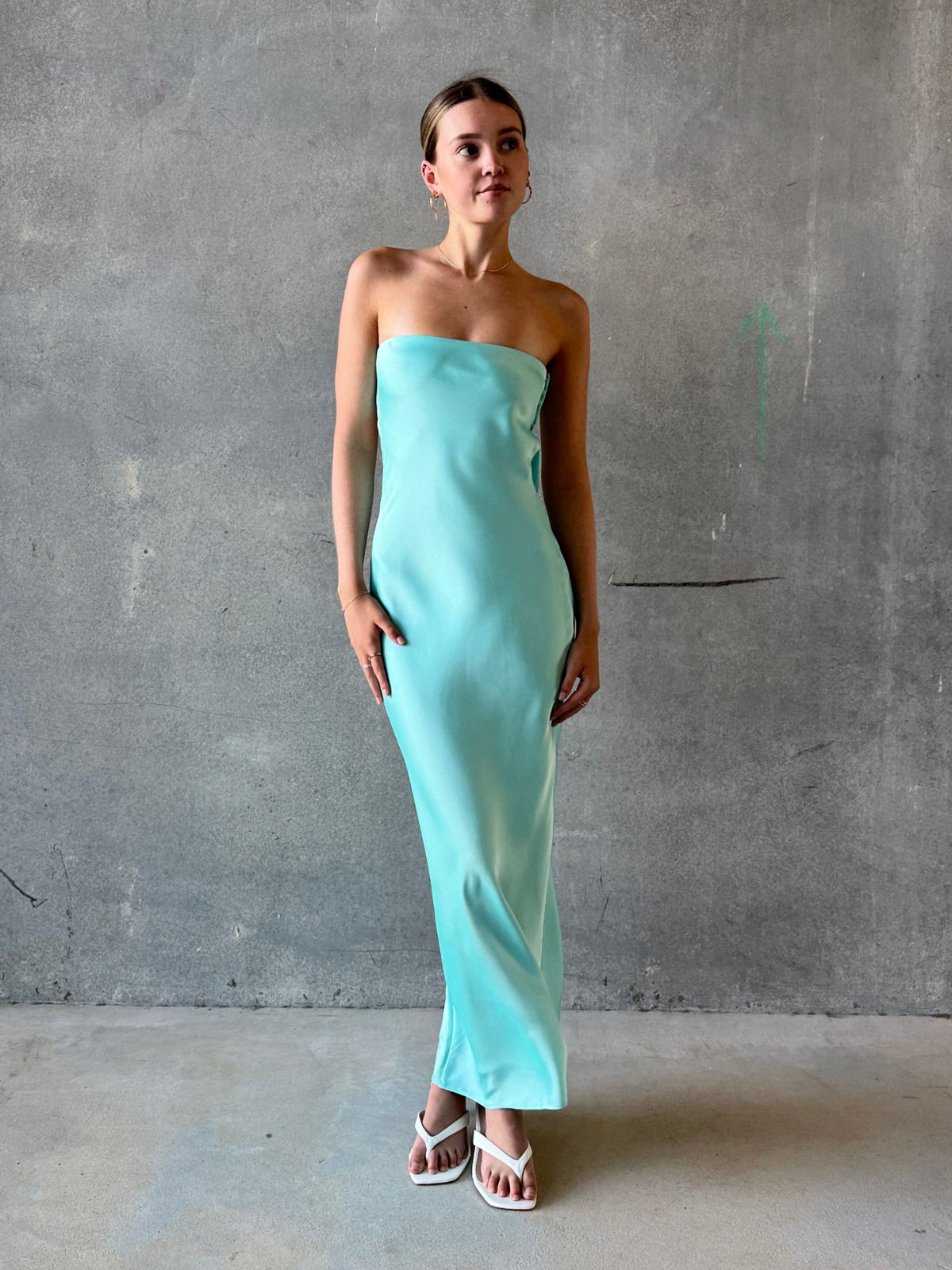 Indra Dress - Aqua