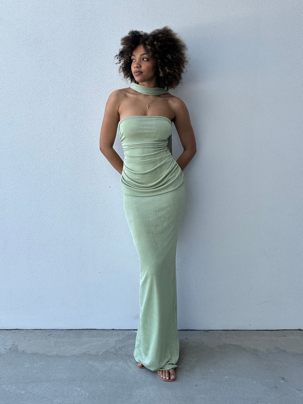 TOJHA | Iesha Dress - Green | Loan That Label TOJHA | Iesha Dress - Green | Loan That Label
