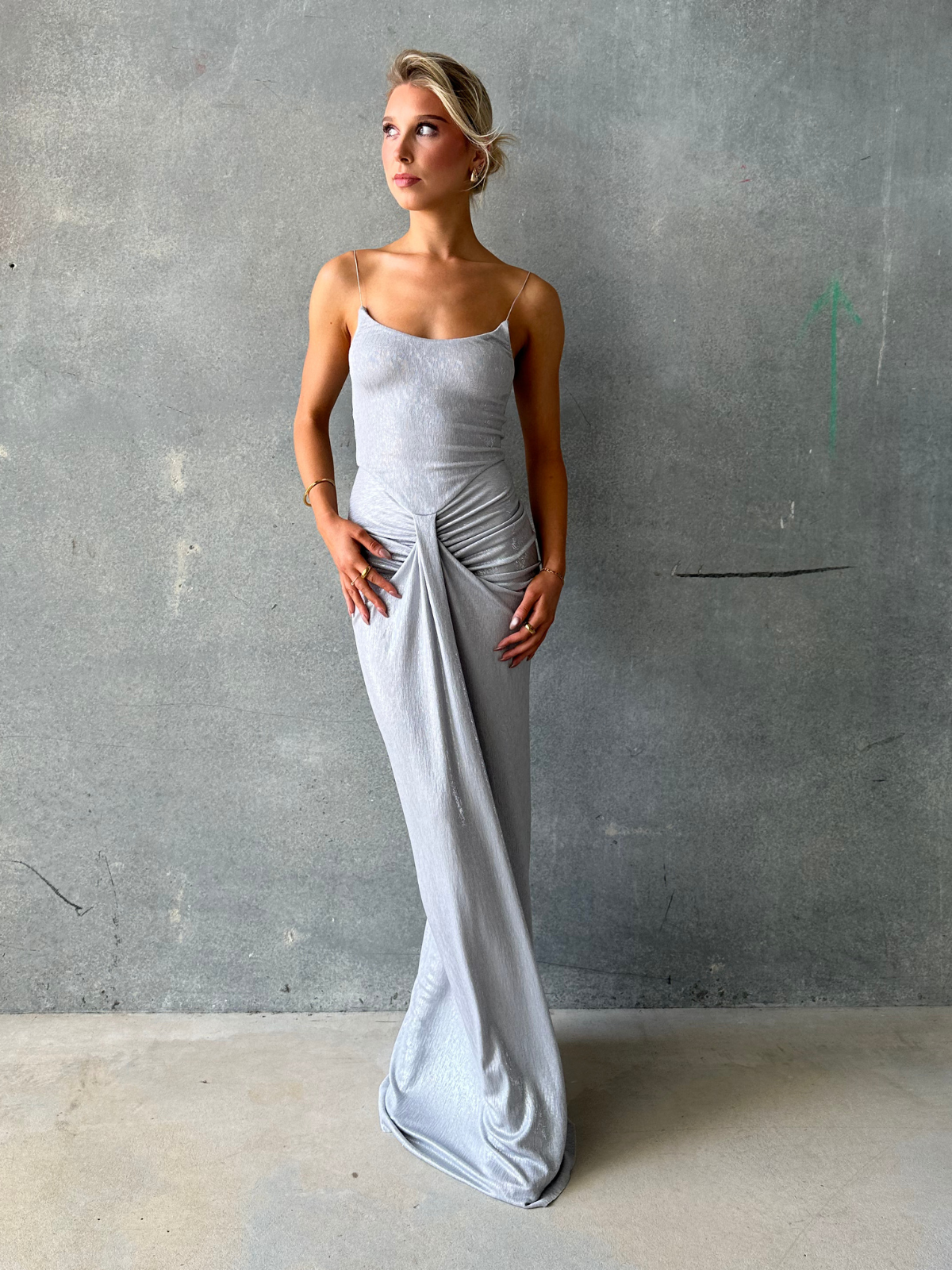 Allora Gown - Silver
