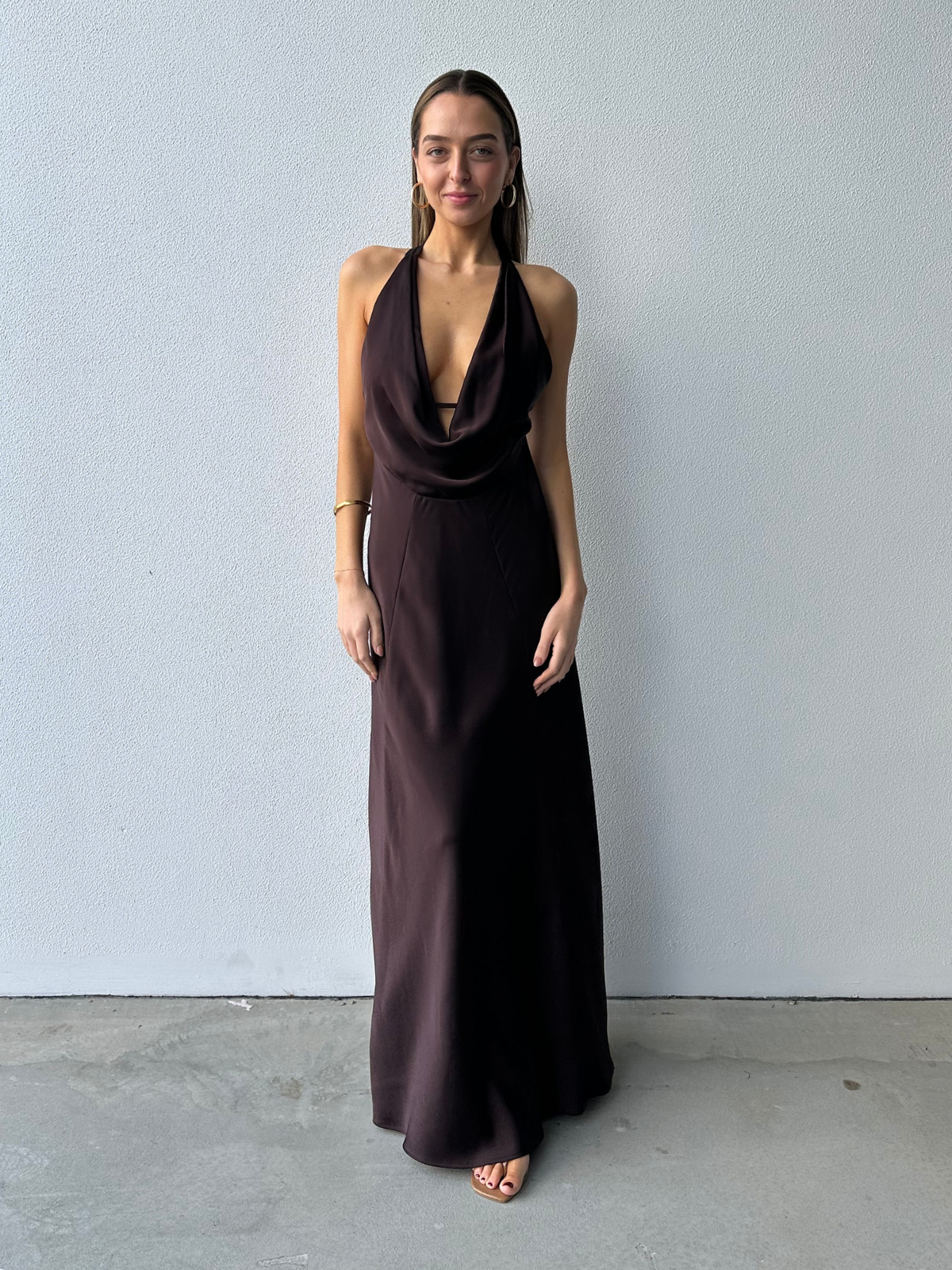 MANNING CARTELL | Charmed Cowl Dress - Brown
