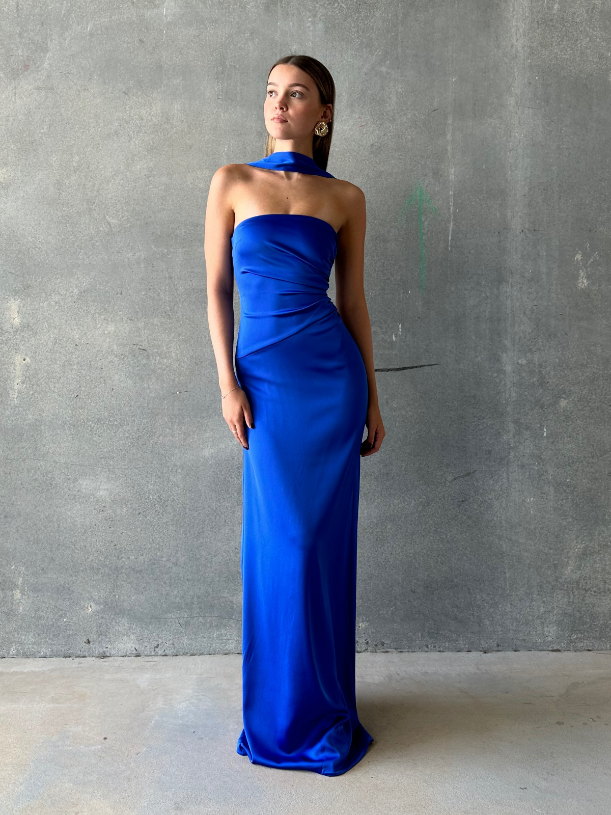 Dominic Dress - Cobalt