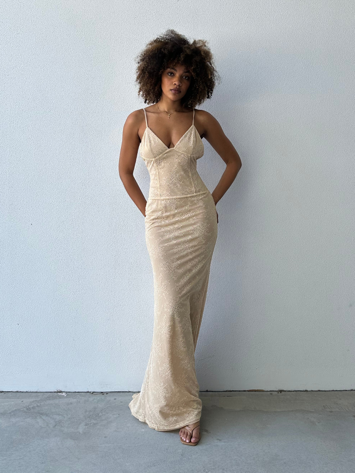 Cozette Gown - Sand