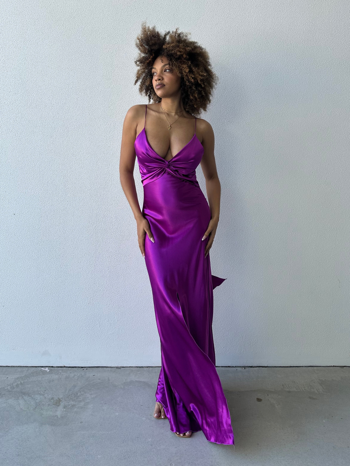 Ruth Dress - Purple