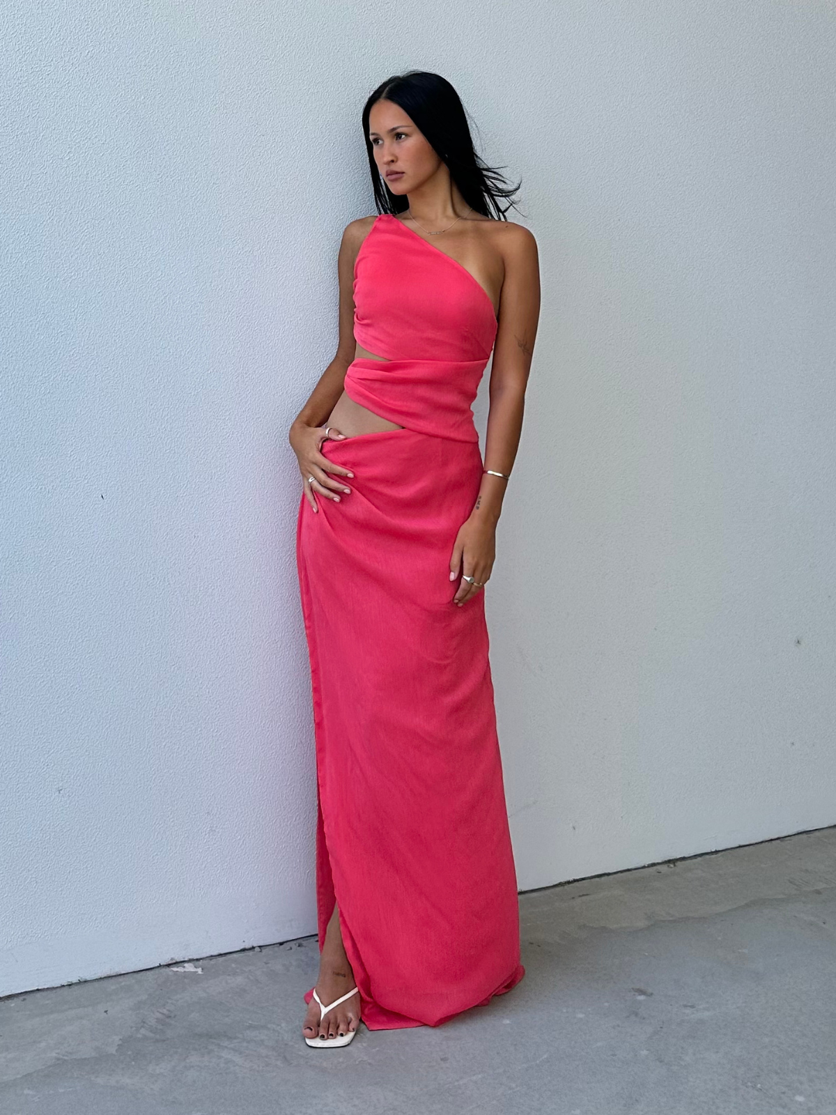Aurea Dress - Coral