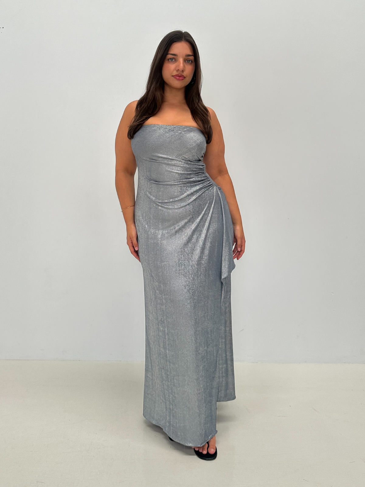 Vintage | Danielle Gown - Silver | Loan That Label