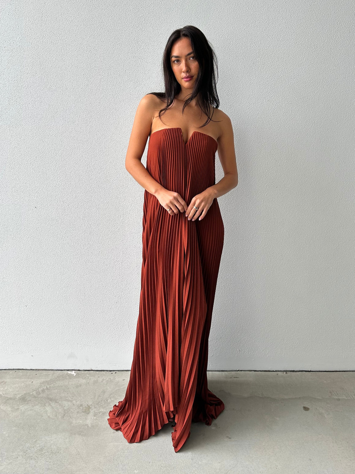 Black Tie Gown - Rust