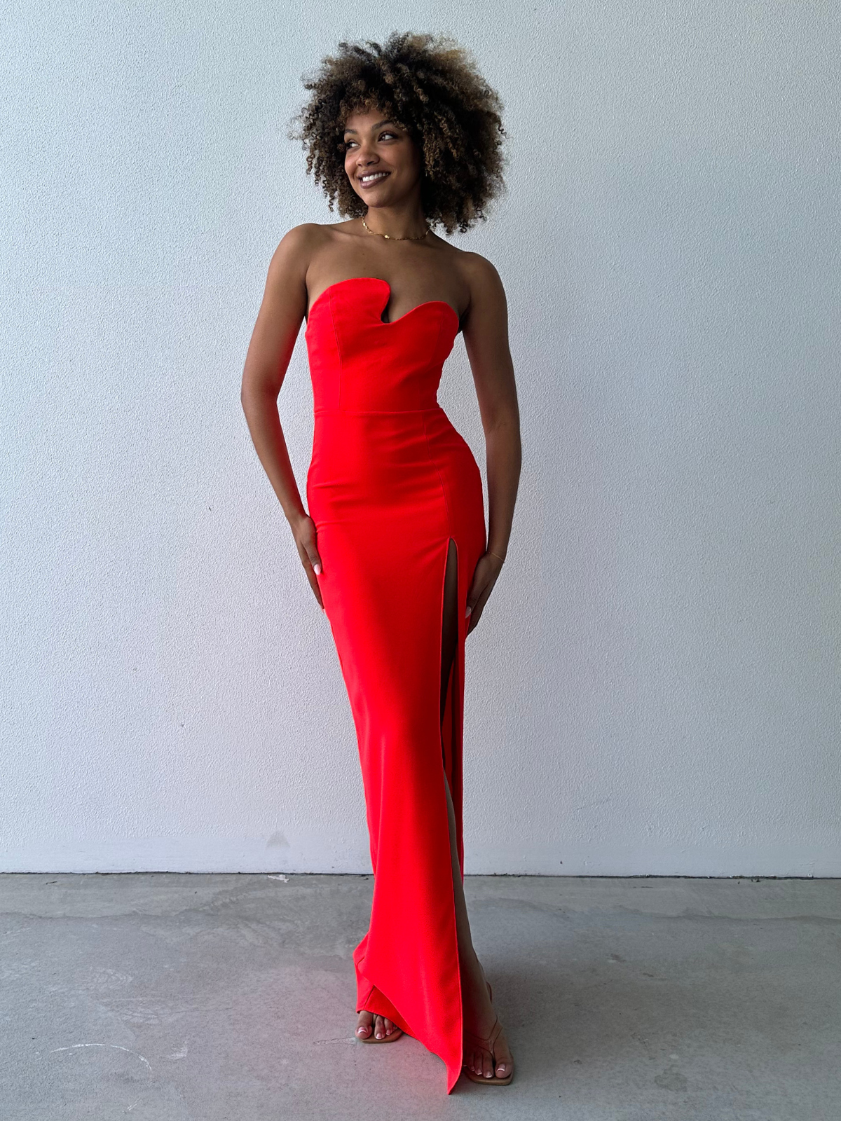 amanda uprichard red maxi dresses Amanda Uprichard | Puzzle Gown - Red