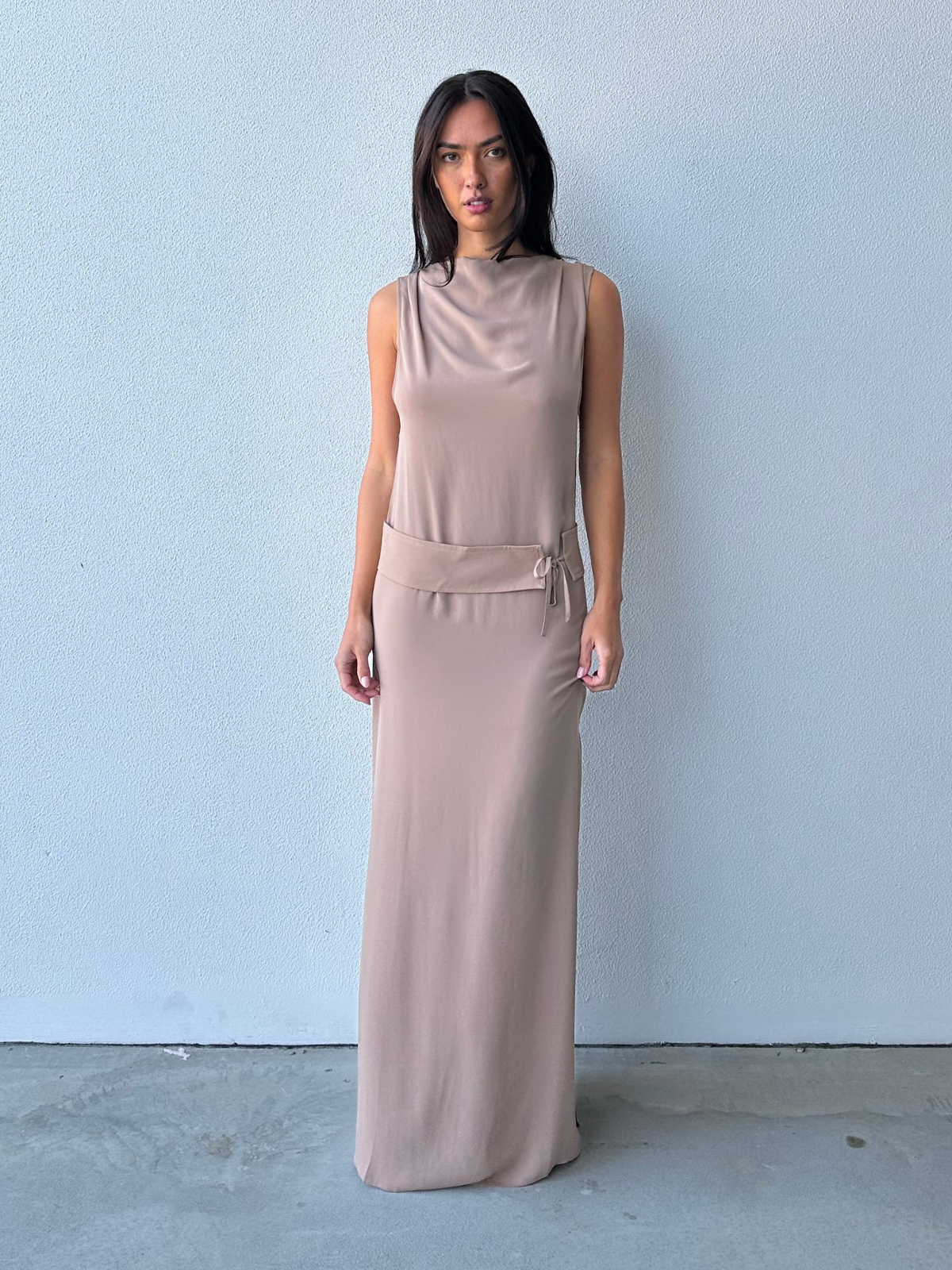 Lennon Dress - Stone