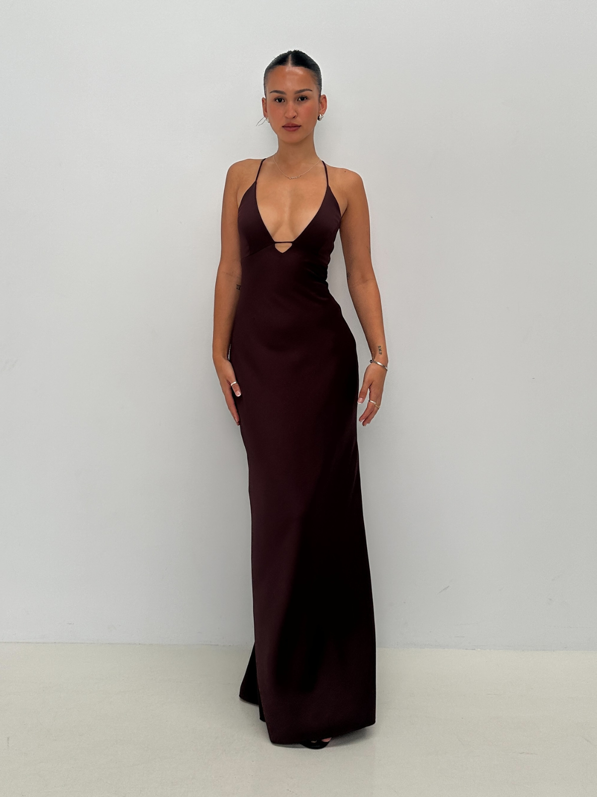 Shine Dress - Brown