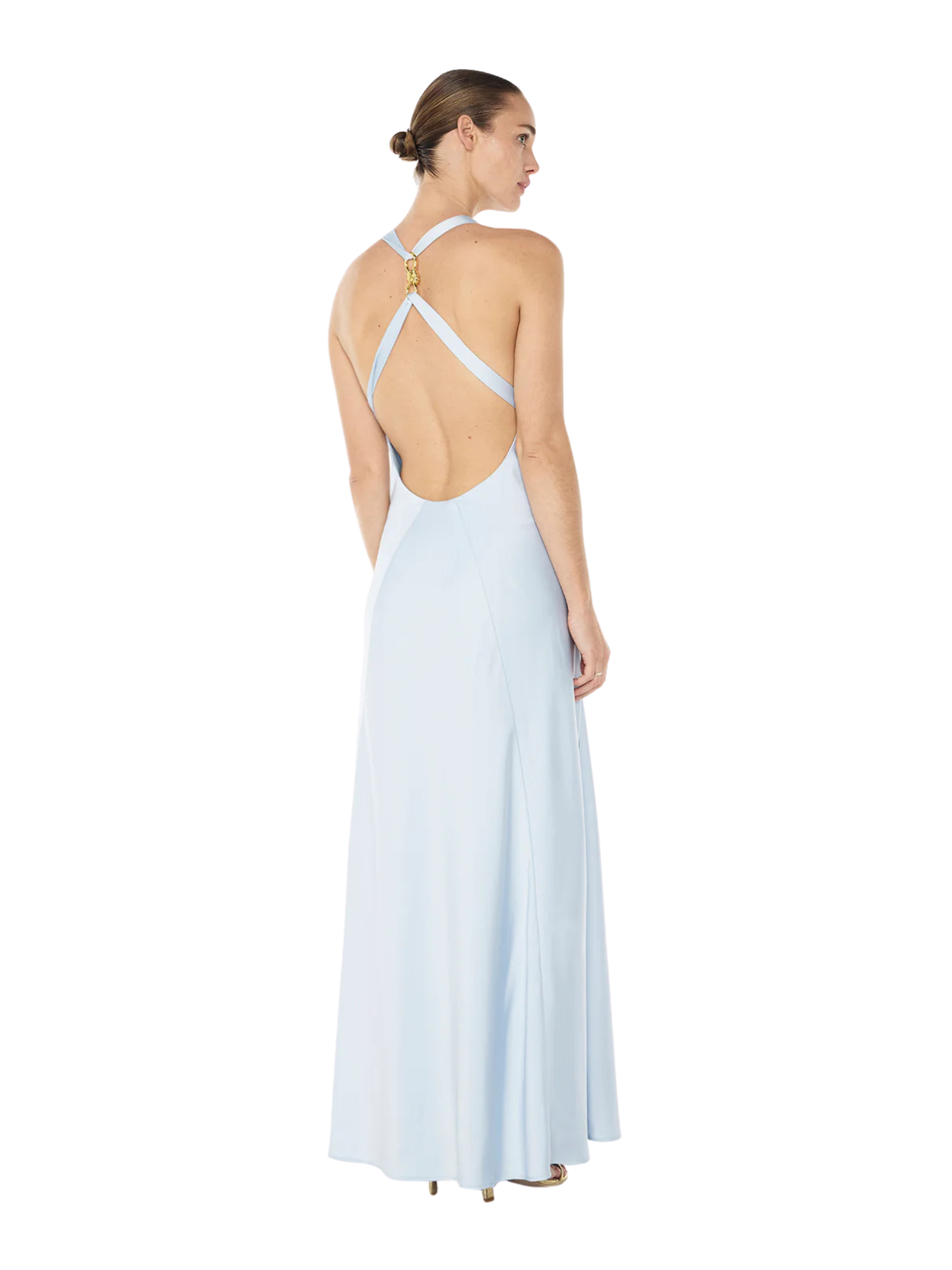 Charmed Cowl Dress - Blue