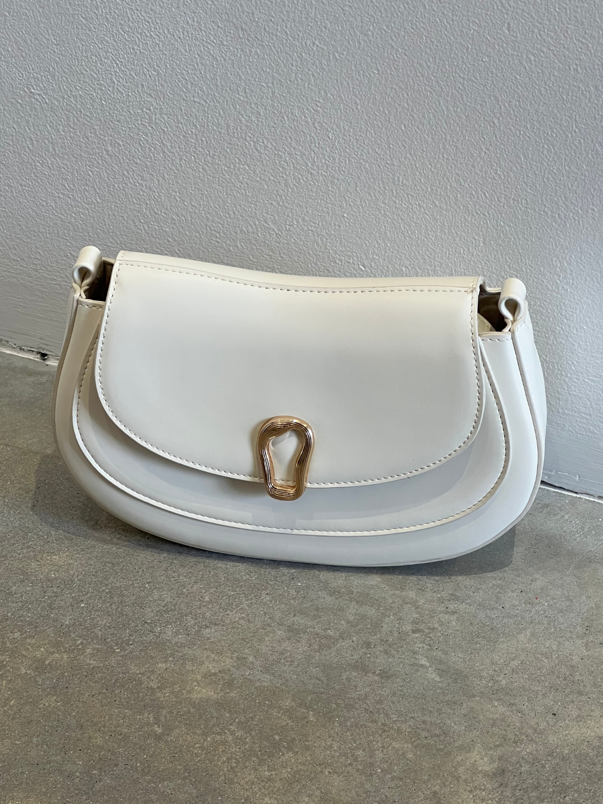 Minimal Clutch - Cream