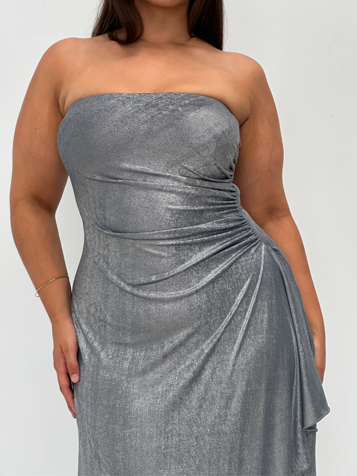 Vintage | Danielle Gown - Silver | Loan That Label