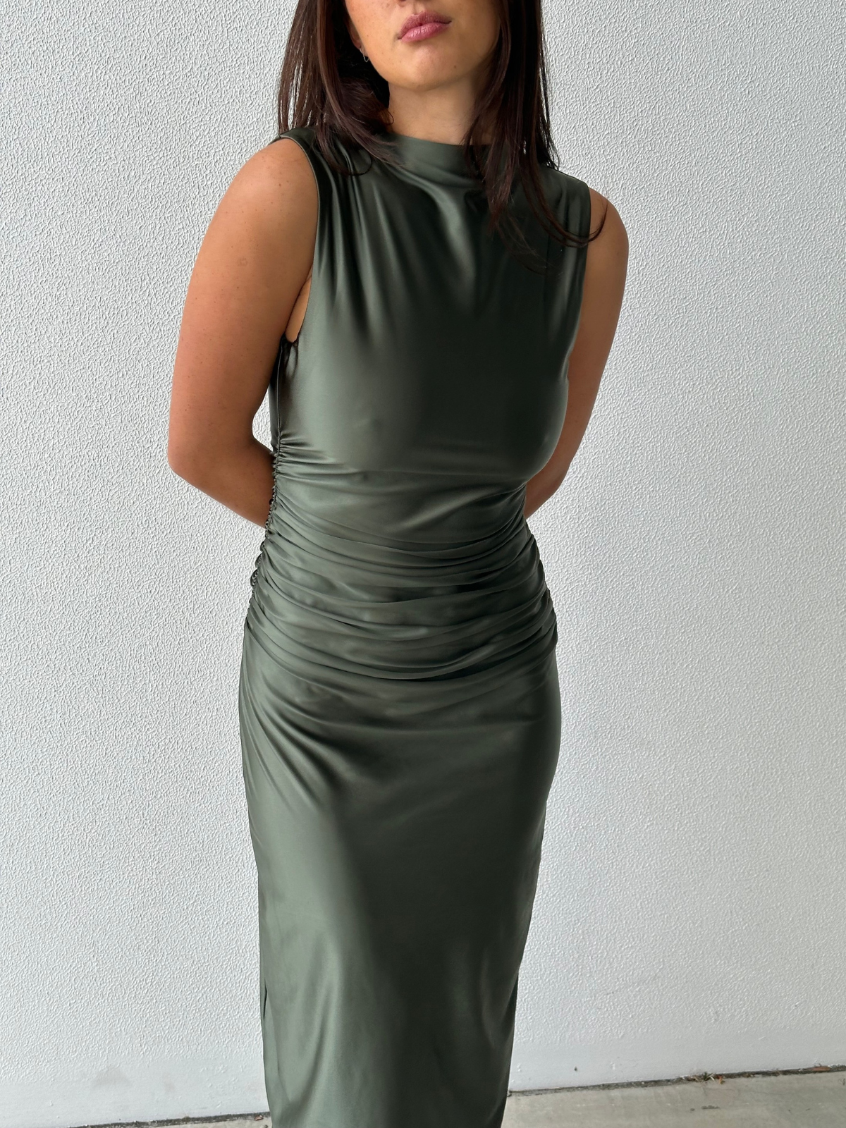 Irina Dress - Moss