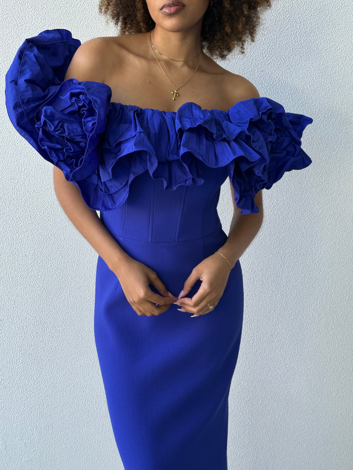 Cora Gown - Cobalt
