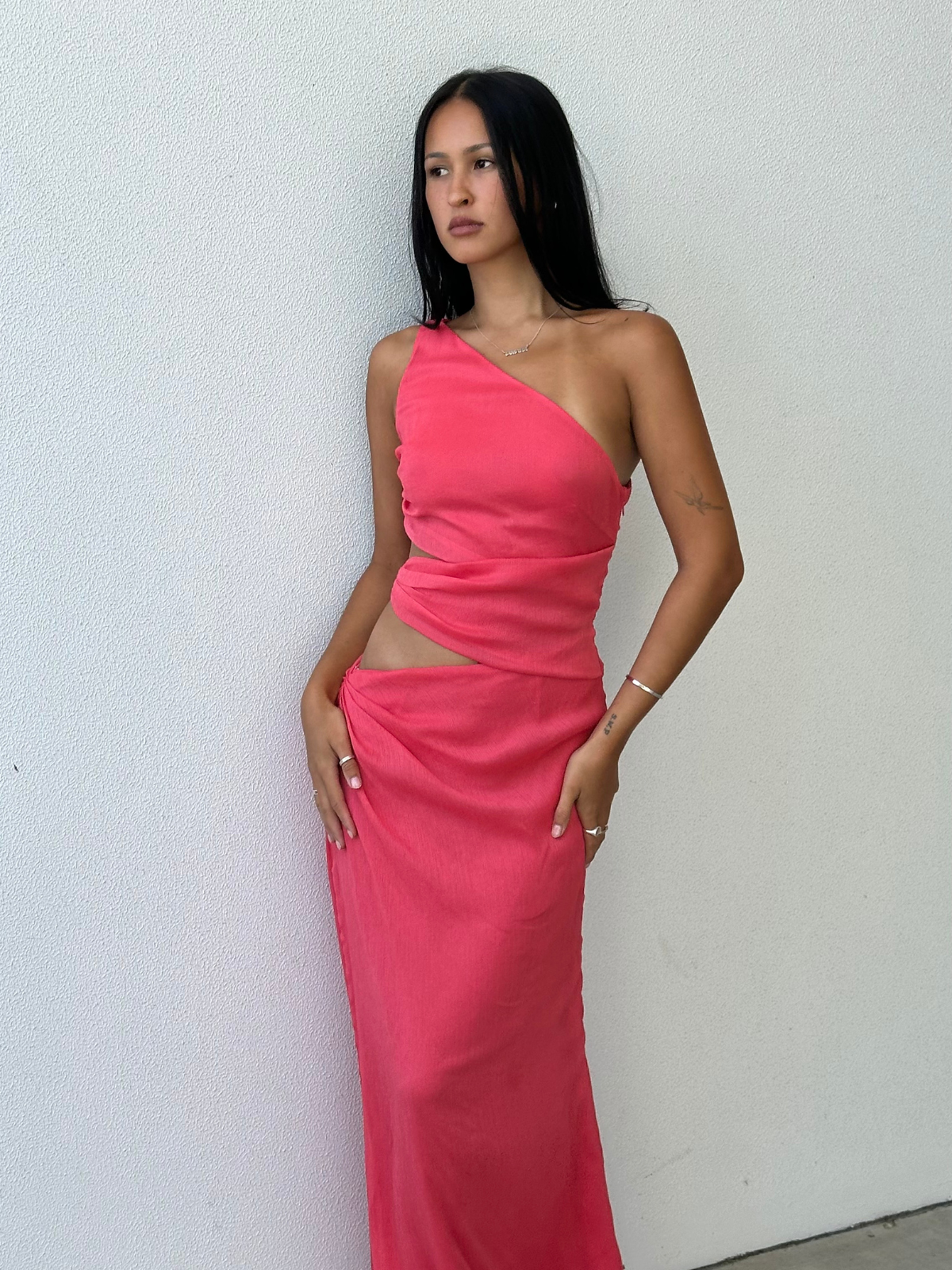 Aurea Dress - Coral
