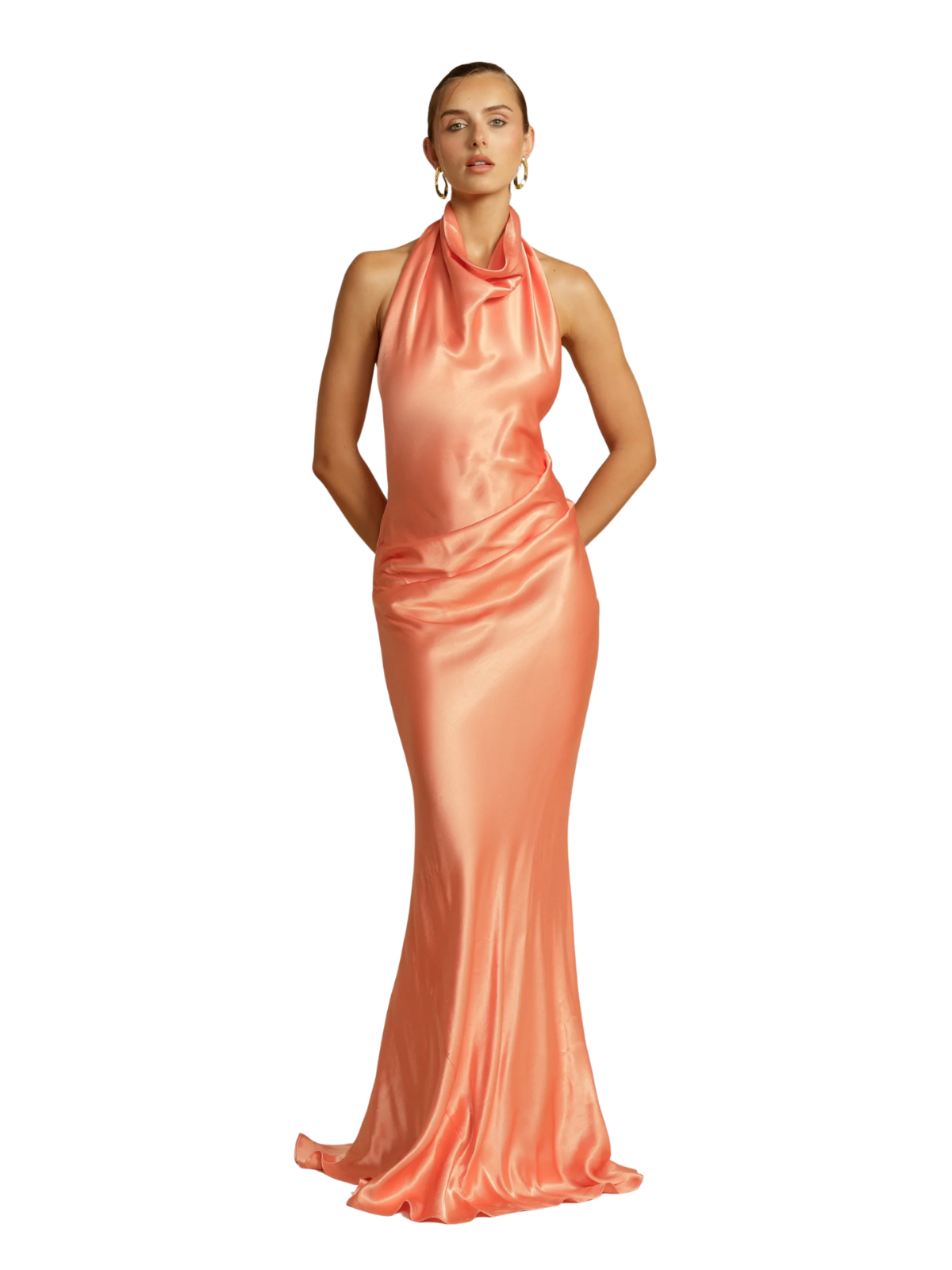 Gaia Dress - Coral