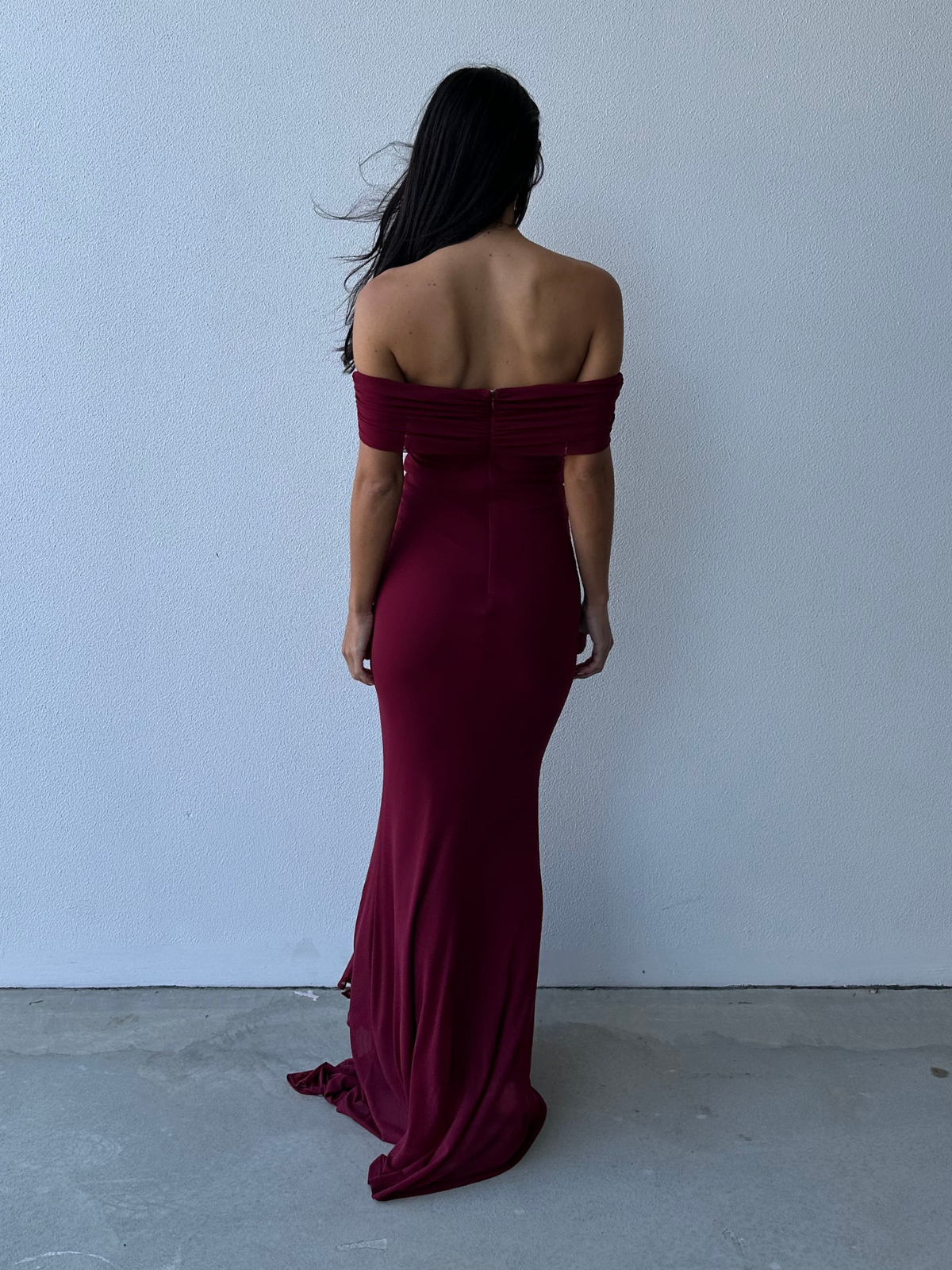 Saylor Dress - Wine