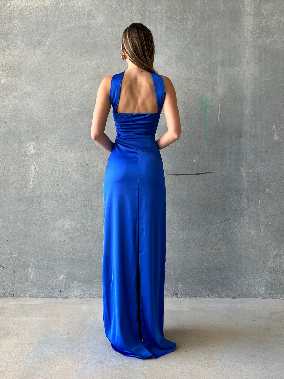 Dominic Dress - Cobalt