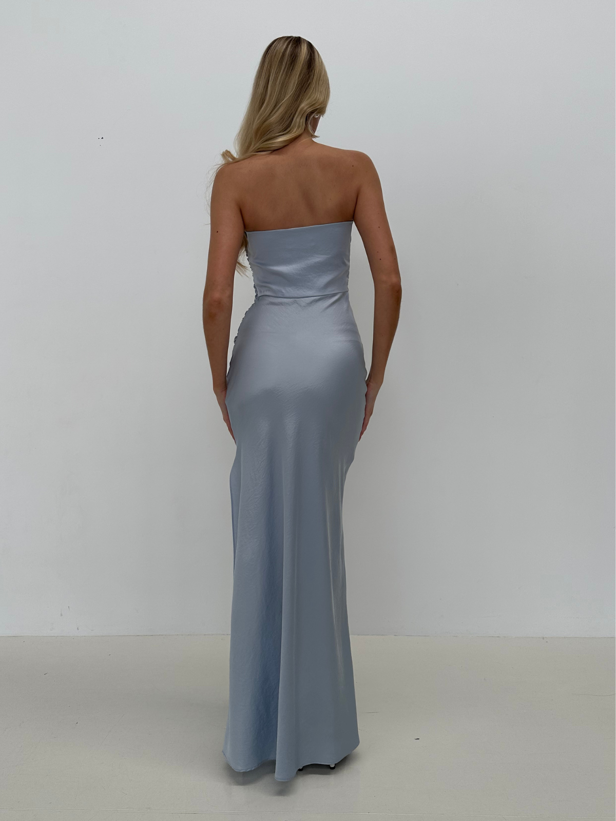 Eternity Strapless Dress - Blue
