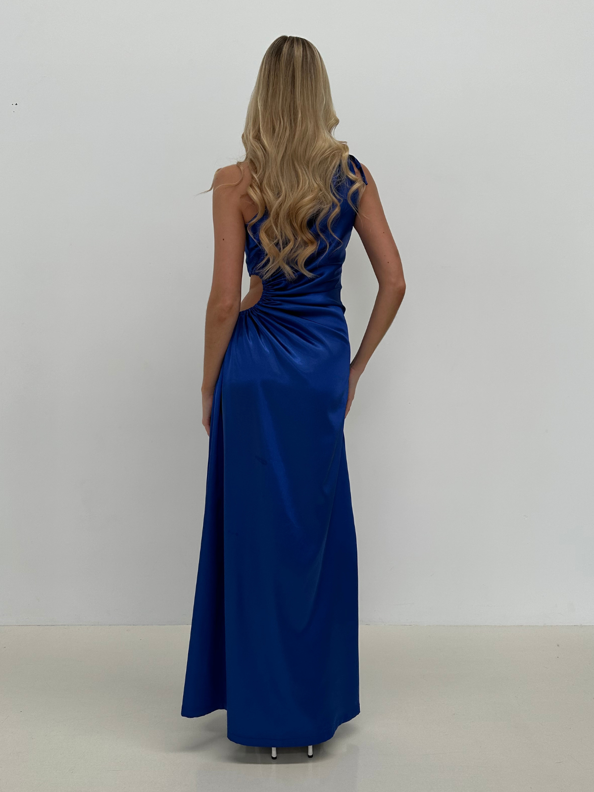 Nour Ocean Dress - Cobalt