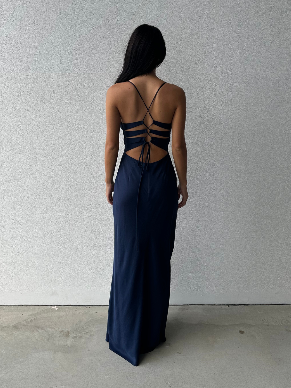 Shine Dress - Navy