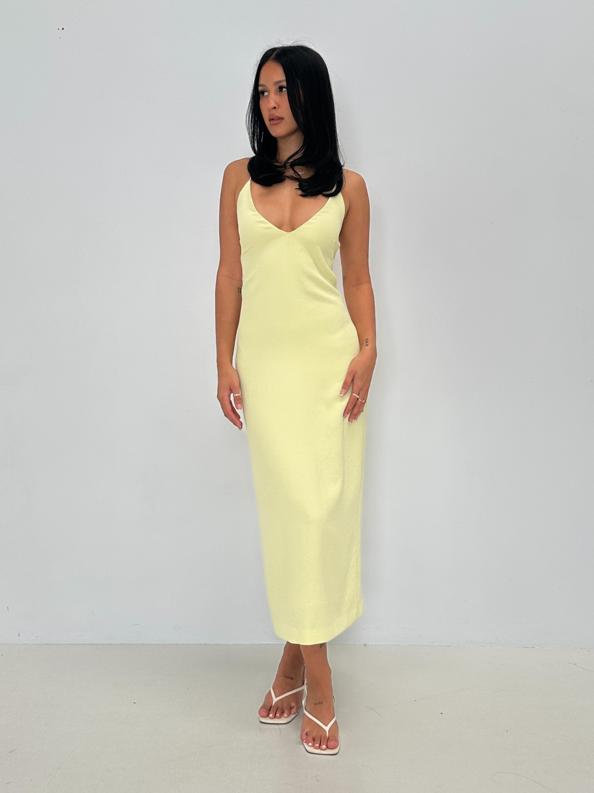 dion lee coil pleat dress Dion Lee Corded Elastic Laced Coil Bustier Dress Ivory (For Hire) EKOLUV