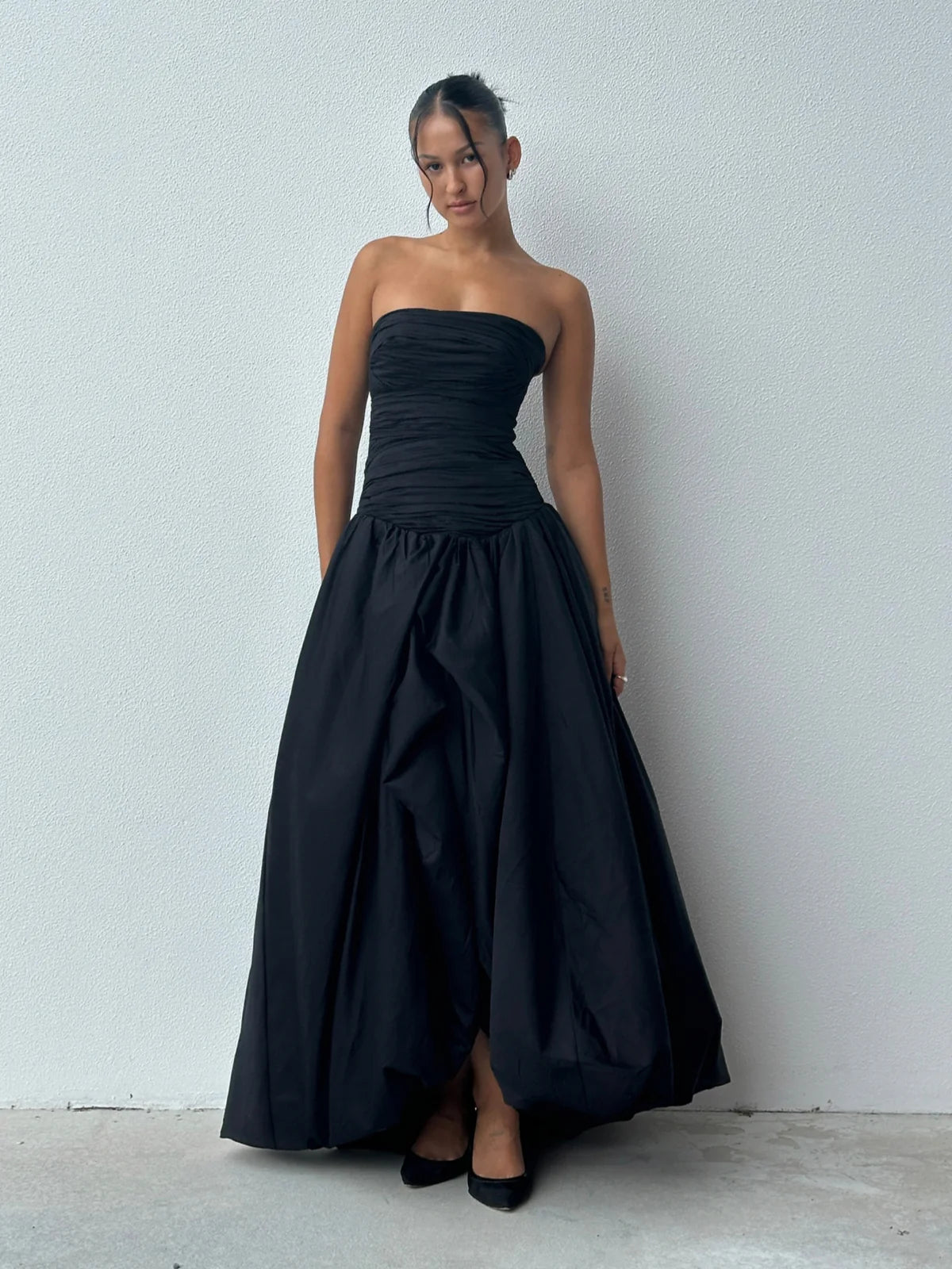 AJE | Bubble Gown - Black | Loan That Label