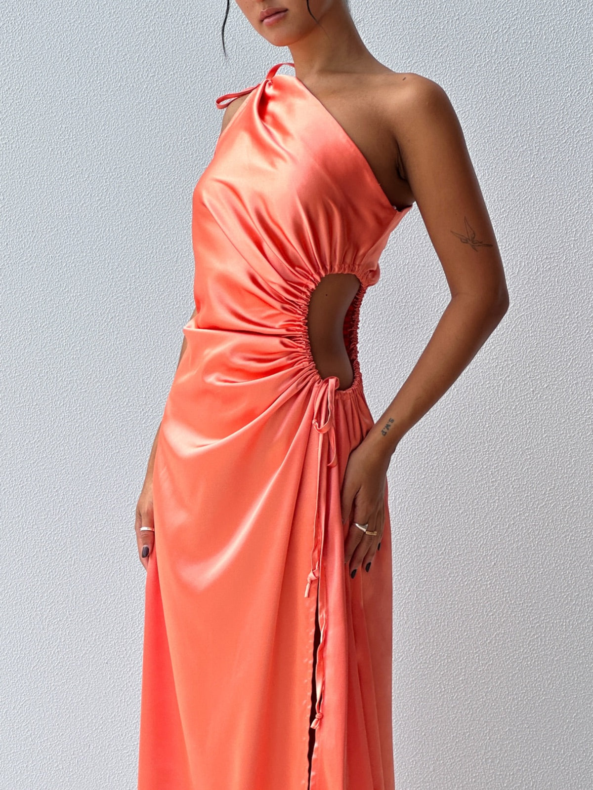 Nour Ocean Dress - Peach