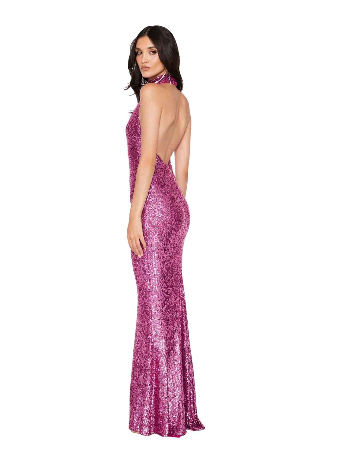 Rosalia Gown - Magenta