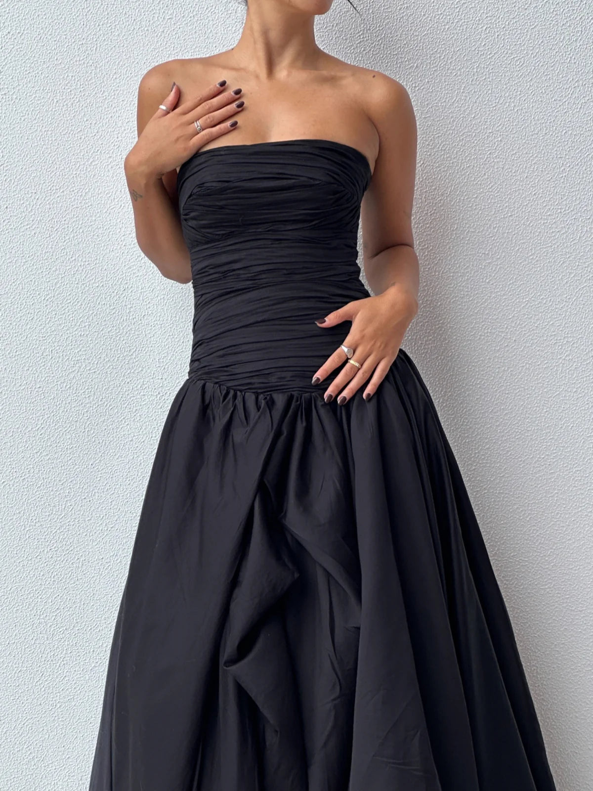 AJE | Bubble Gown - Black | Loan That Label
