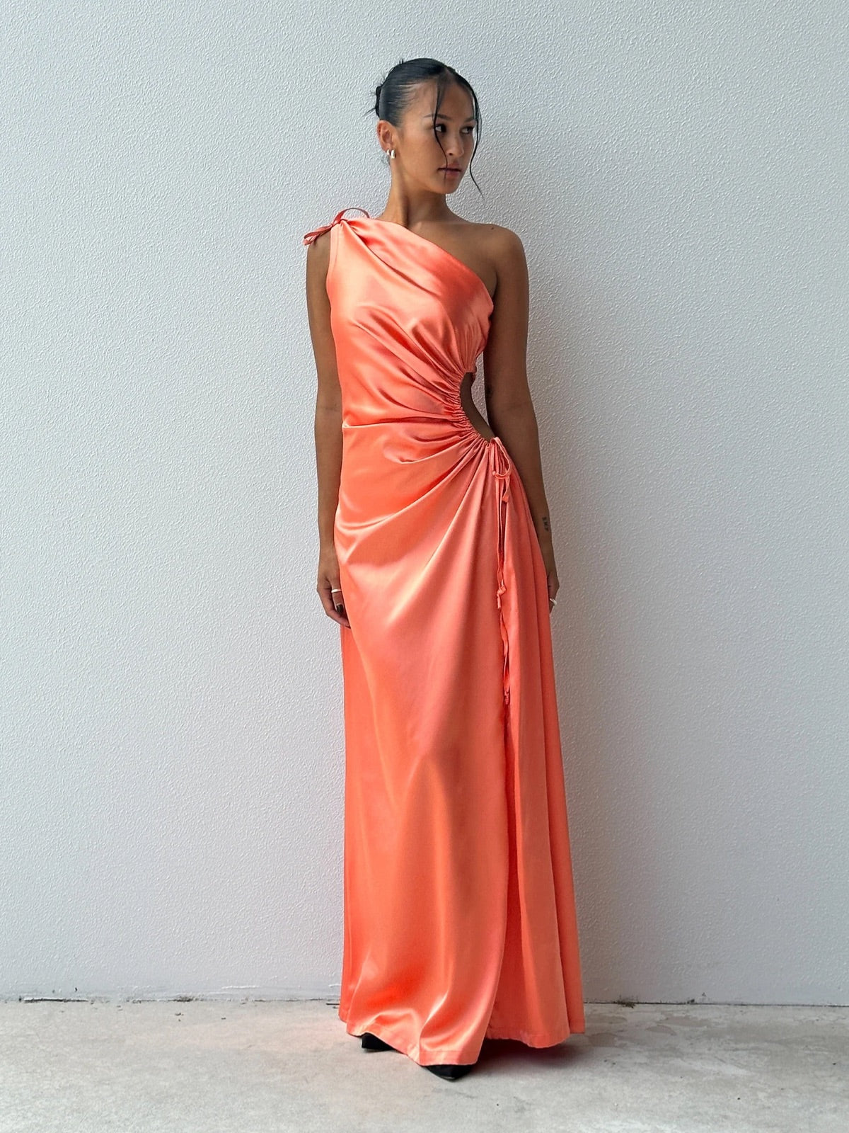 Nour Ocean Dress - Peach