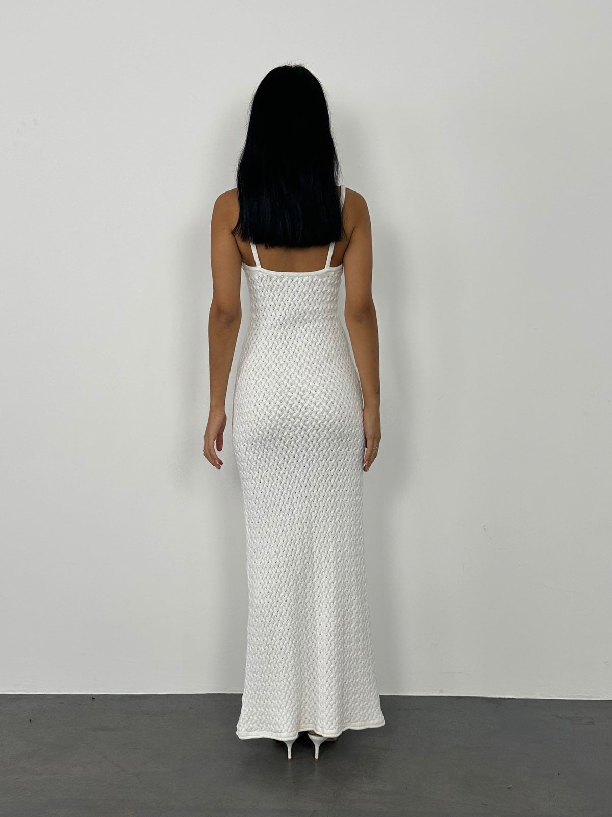 Effie Knit Maxi - White
