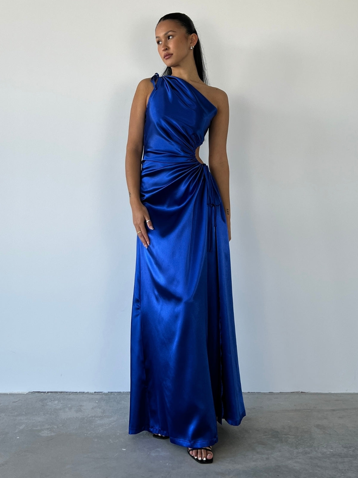 Nour Ocean Dress - Cobalt