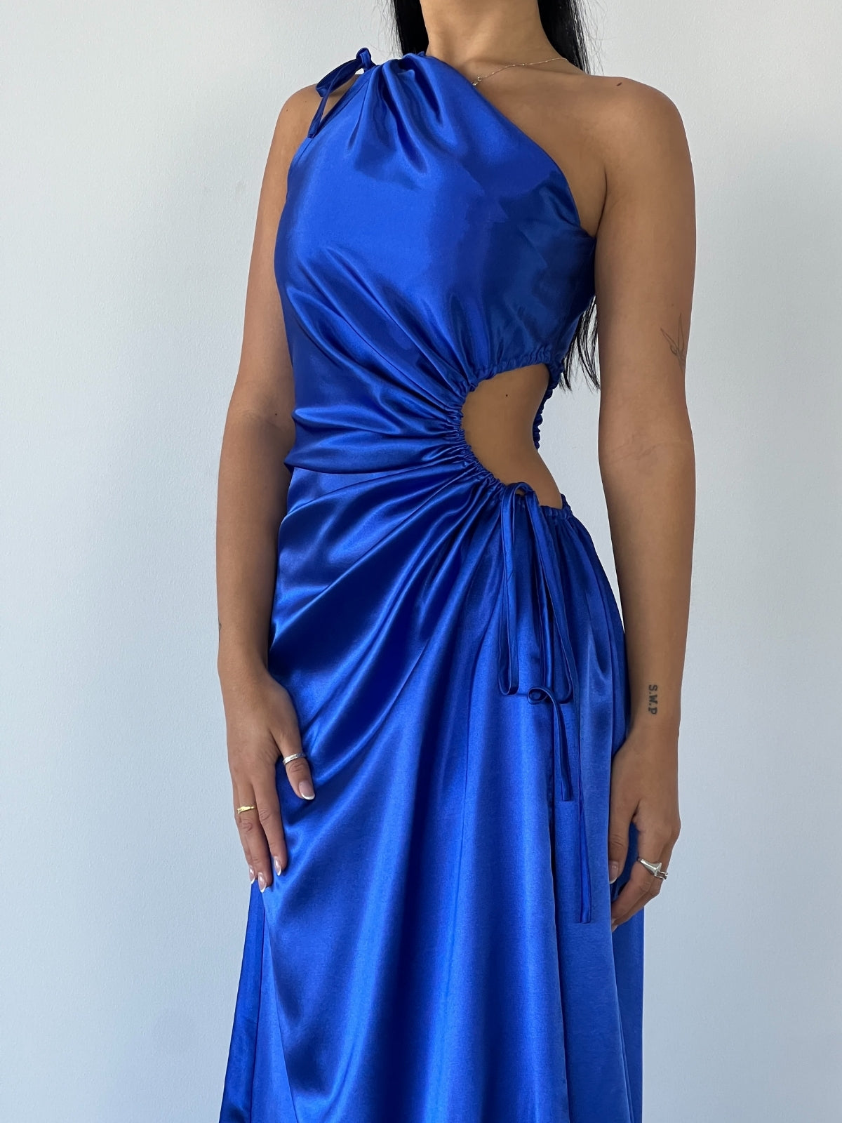 Nour Ocean Dress - Cobalt