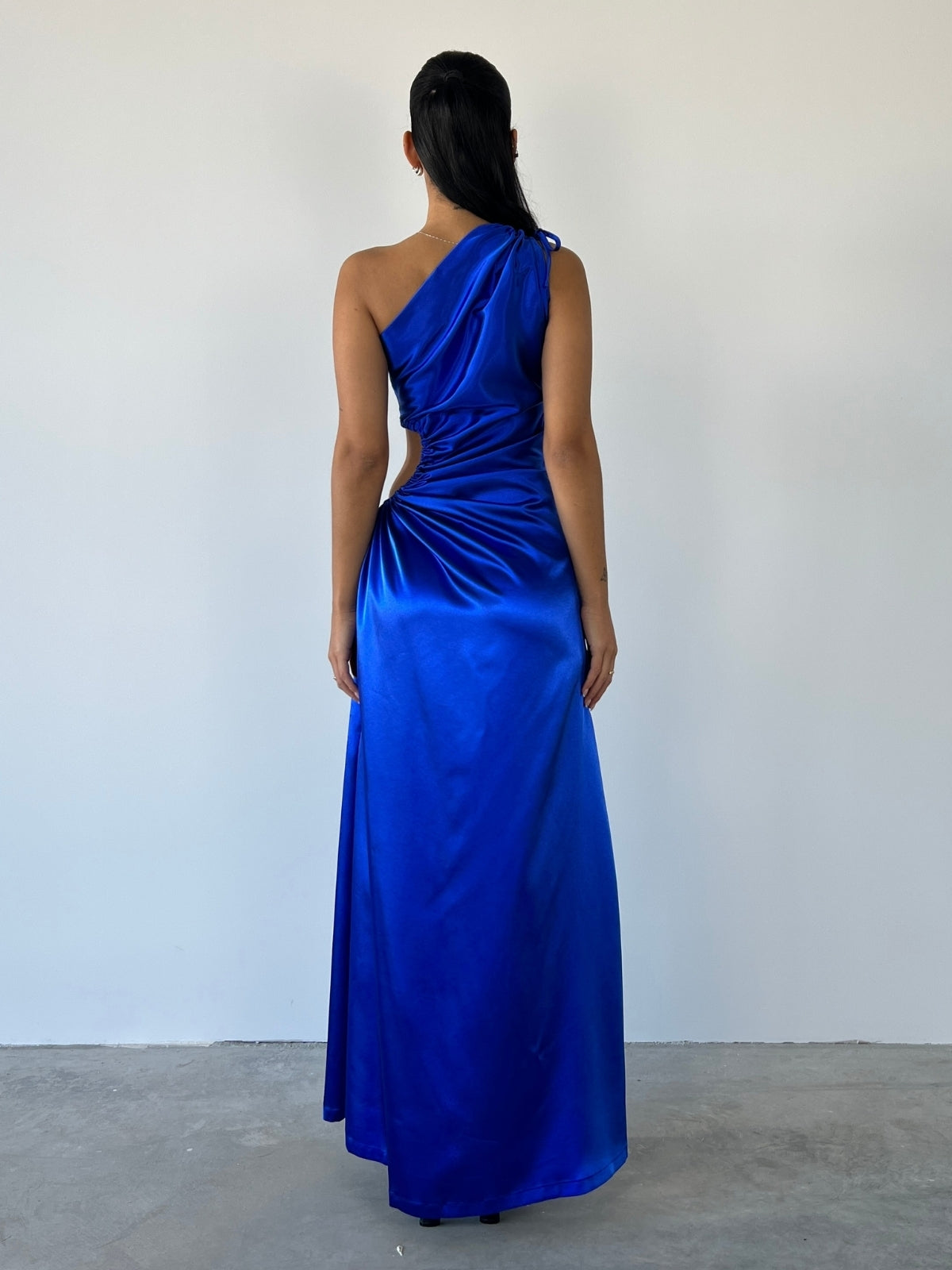 Nour Ocean Dress - Cobalt
