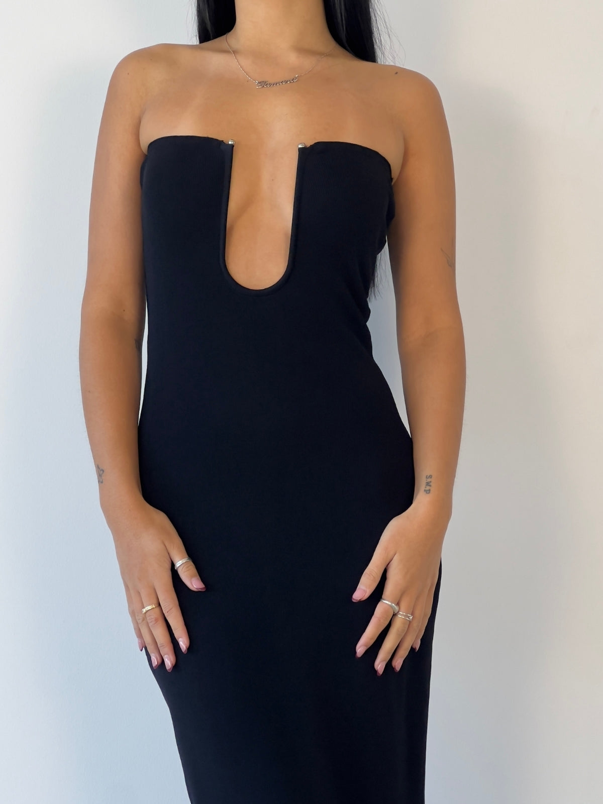 Christopher Esber | Orbit Dress - Black | Loan That Label