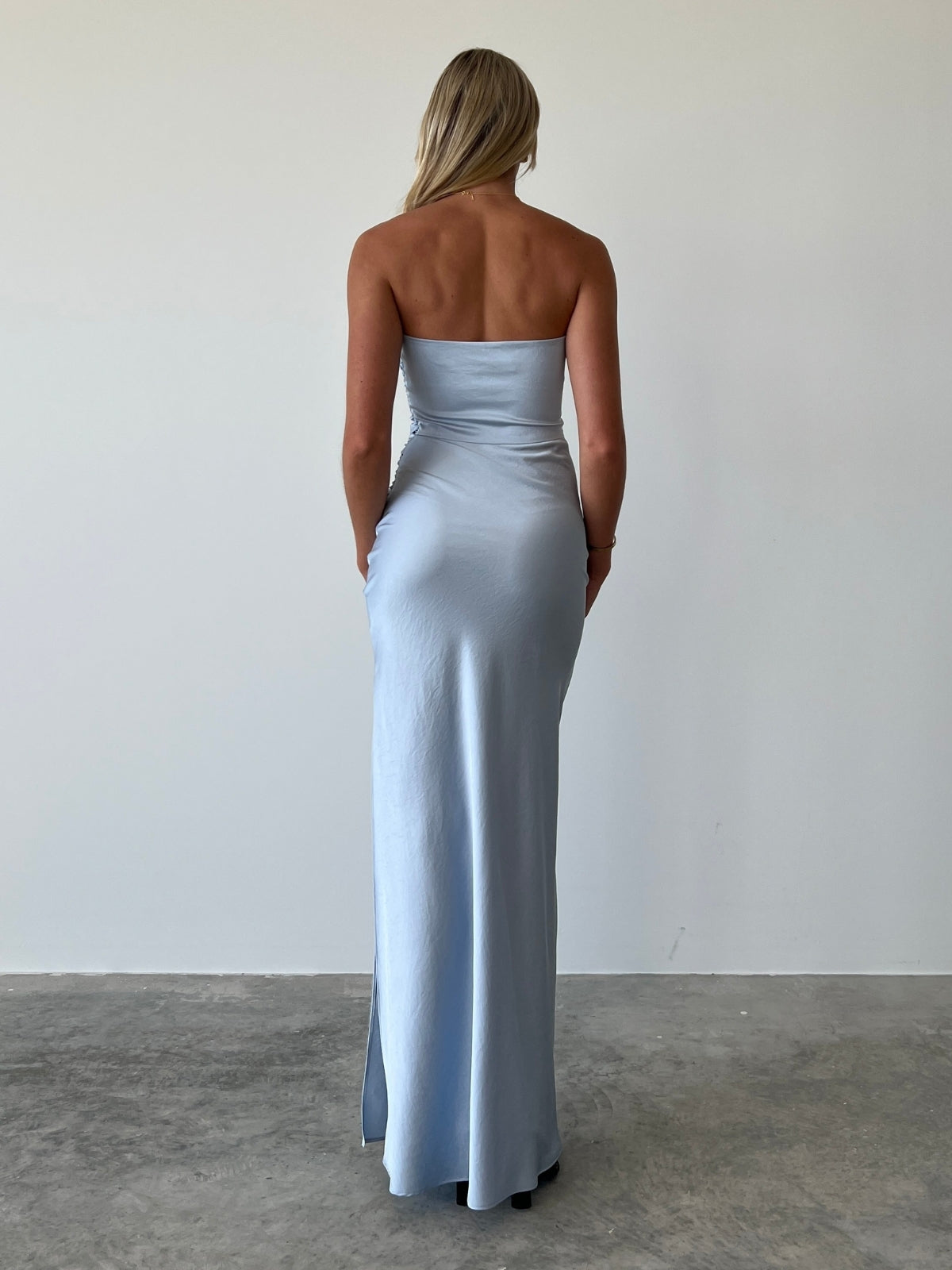 Bec + Bridge | Eternity Strapless Dress - Blue | Loan That Label