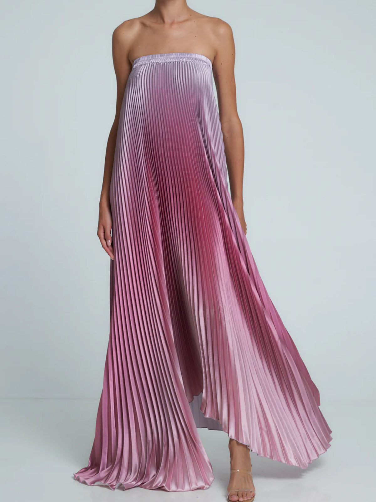 Bisous Strapless Gown - Mauve