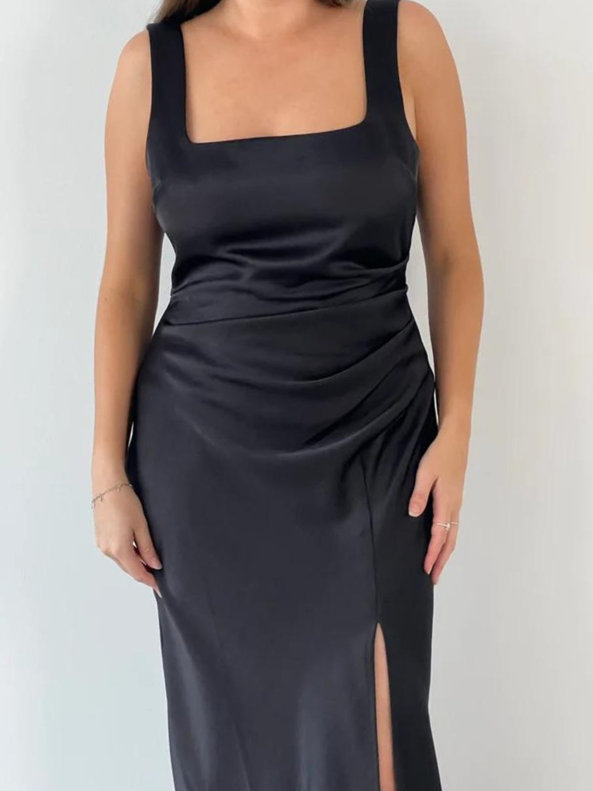 Bec + Bridge | Square Neck Dress - Black | Loan That Label