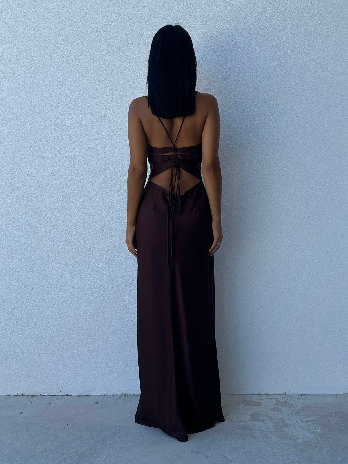 Shine Dress - Brown