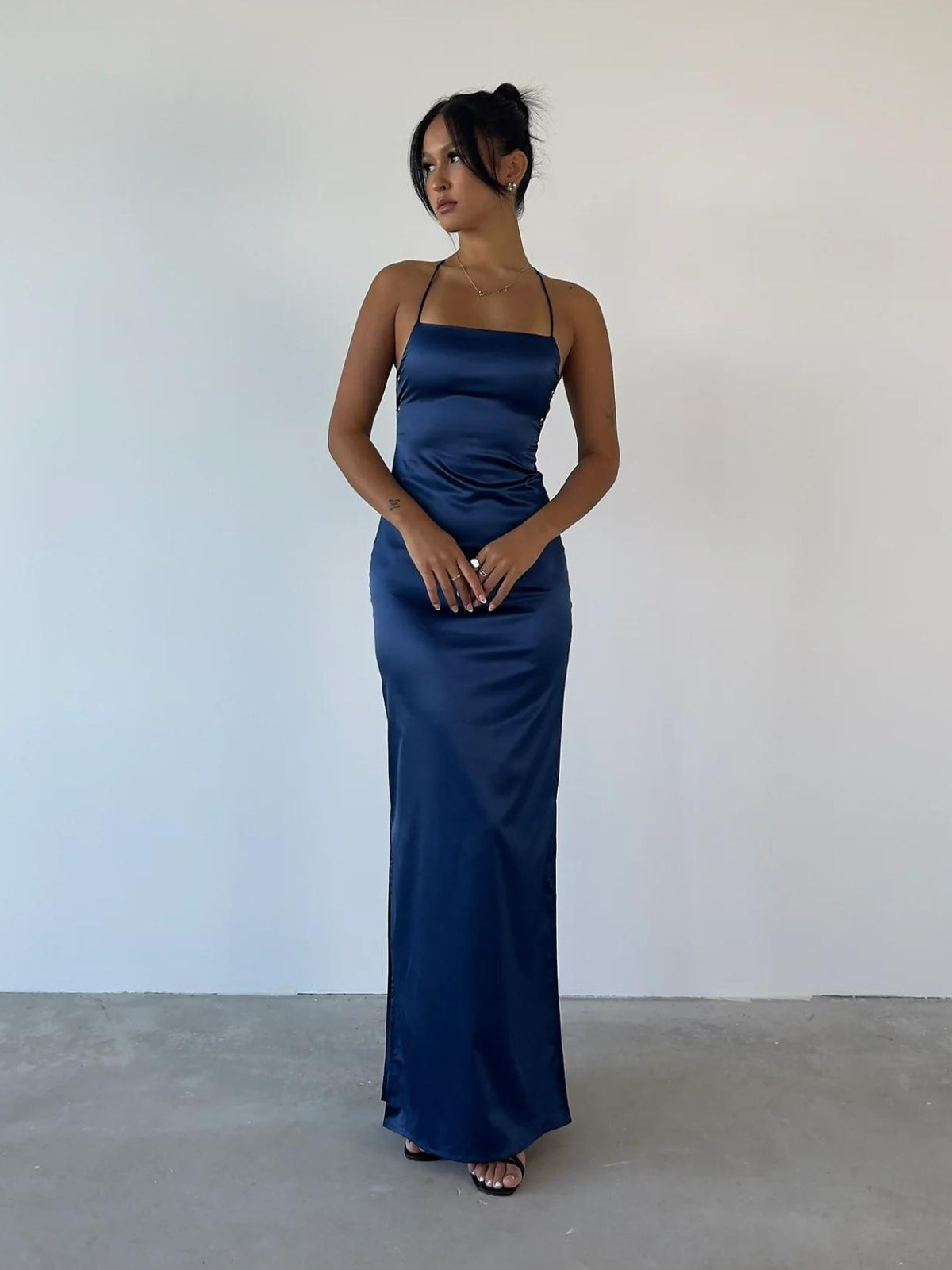 Bec and bridge navy slip dress sale