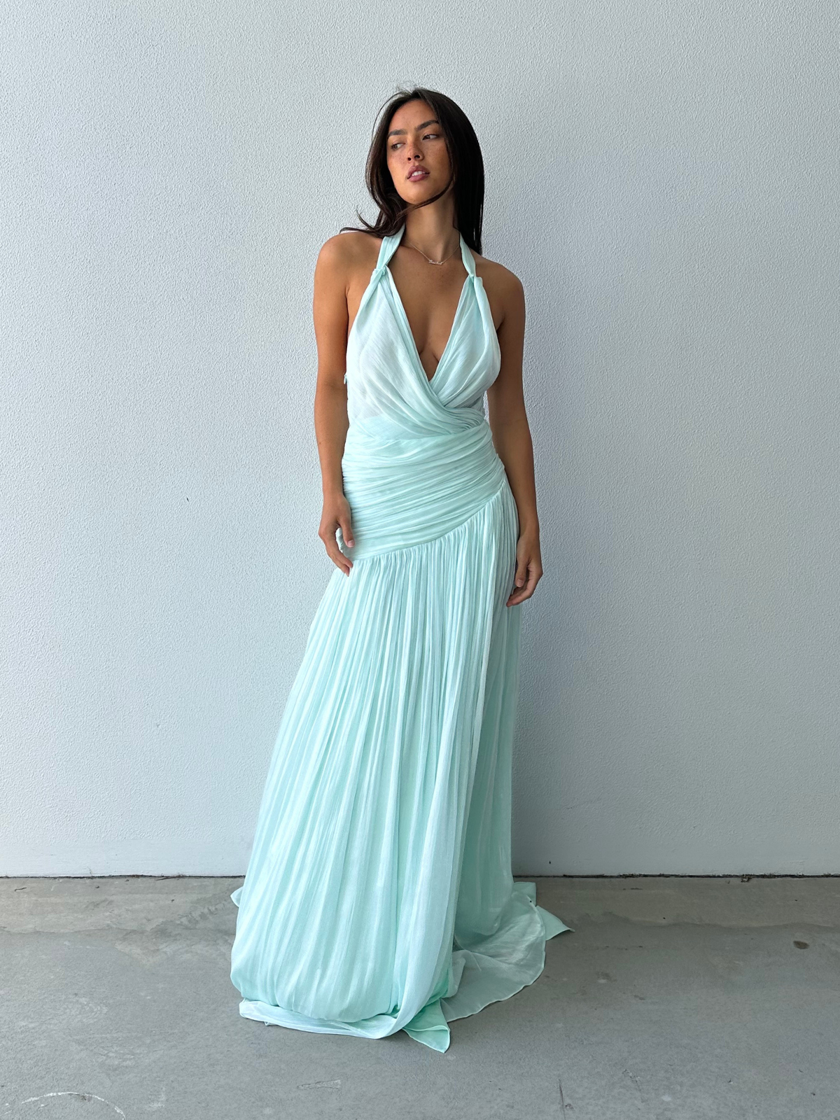 Mali Gown - Aqua