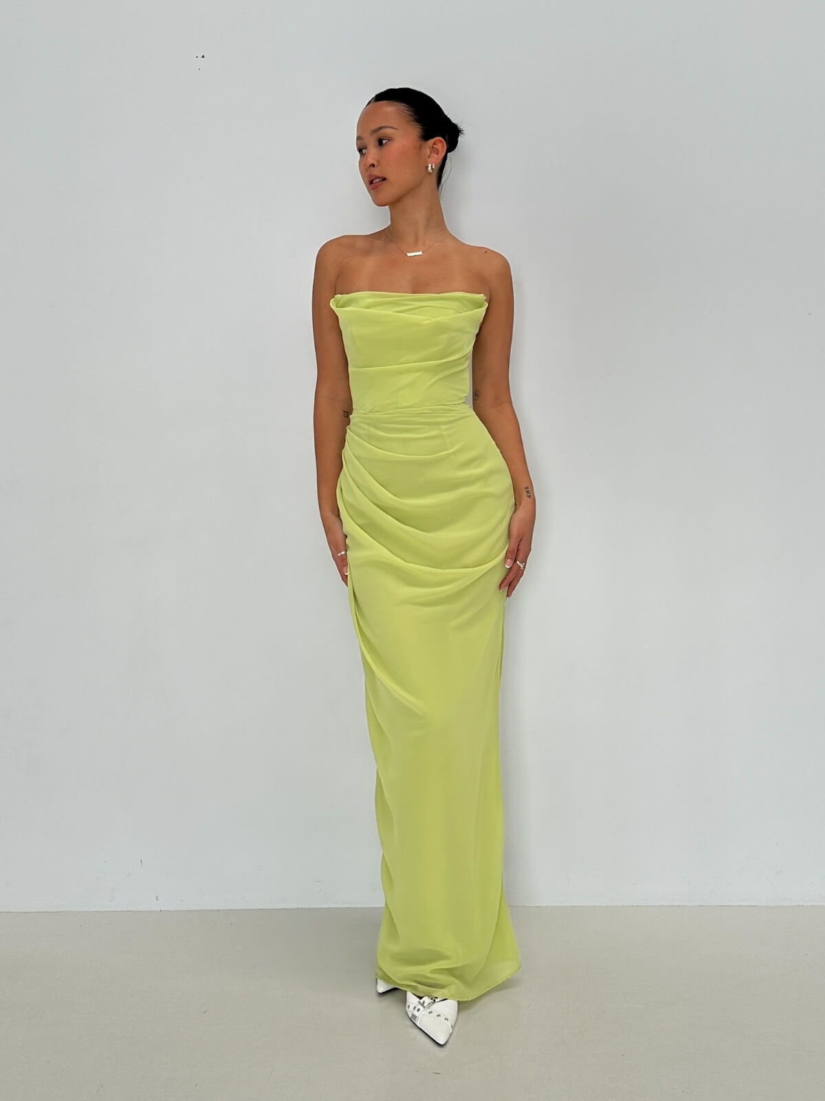 Adrienne Gown - Lime Adrienne Gown - Lime