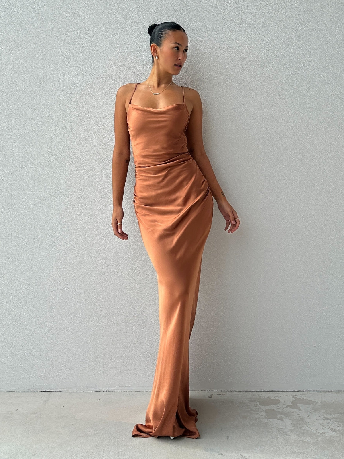 Shona Joy | La Lune Dress - Copper | Loan That Label Shona Joy | La Lune Dress - Copper | Loan That Label