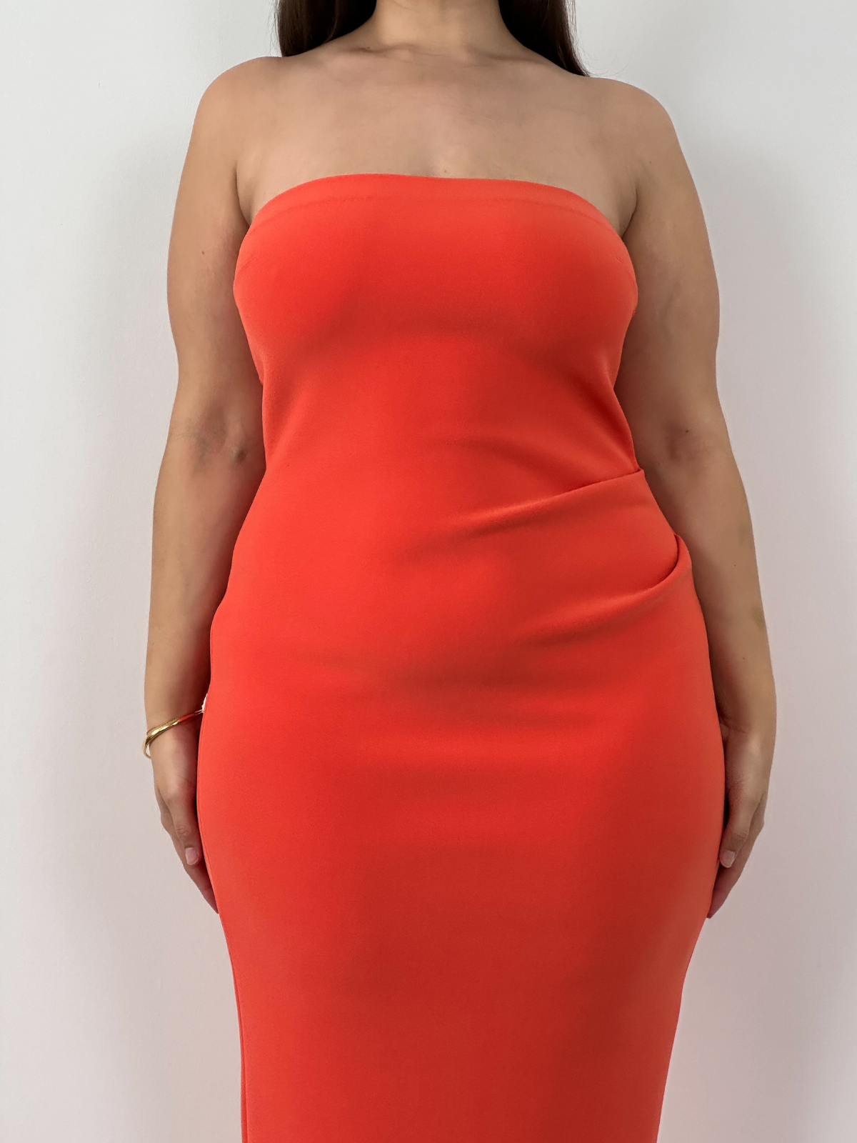 Ulla Midi Dress - Orange