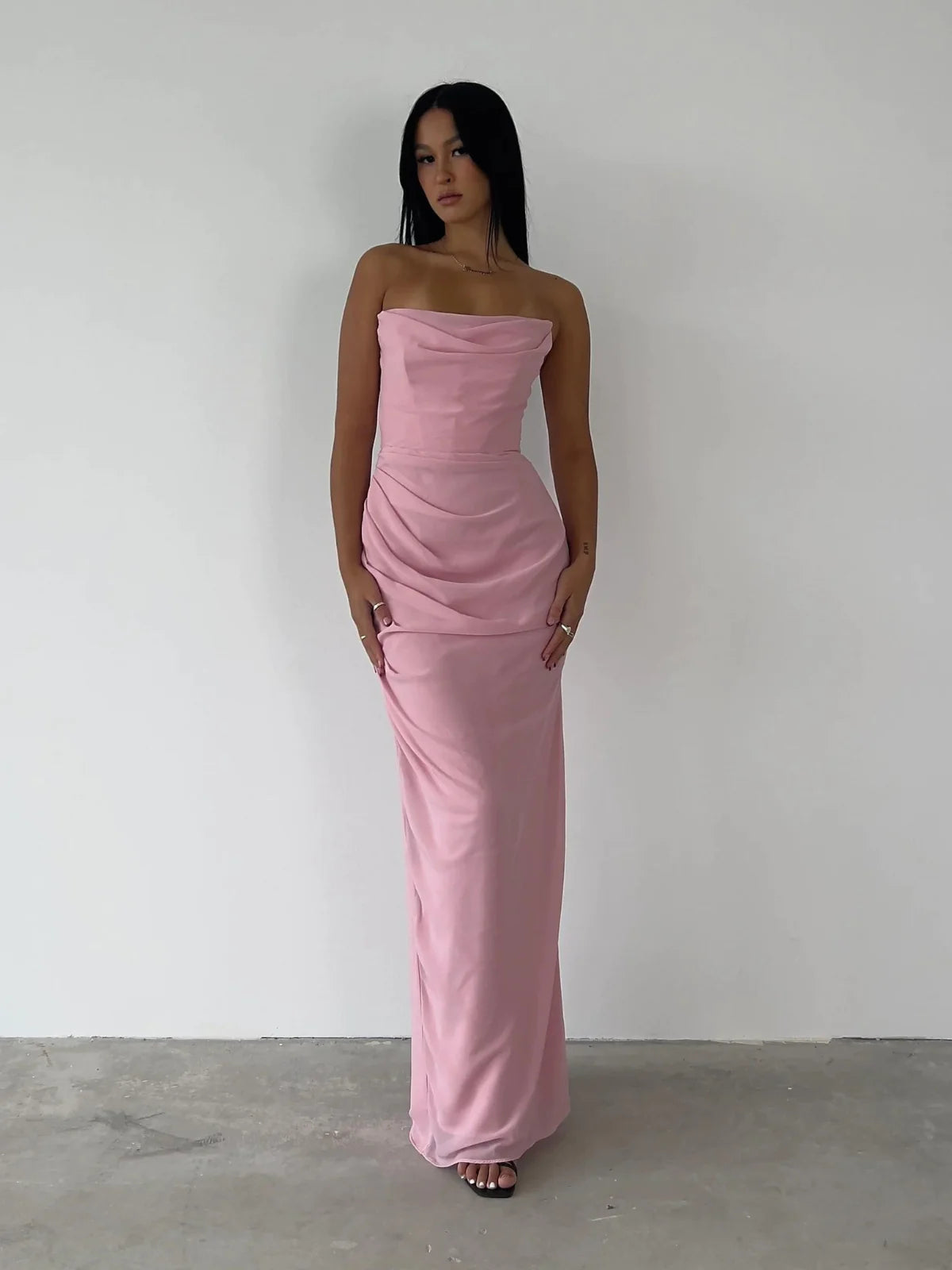 Adrienne Gown Pink S - FOR SALE
