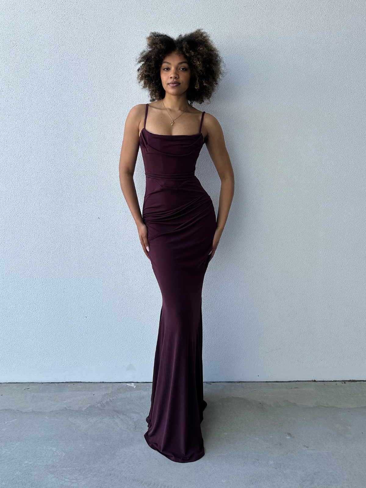 Milena Maxi - Plum