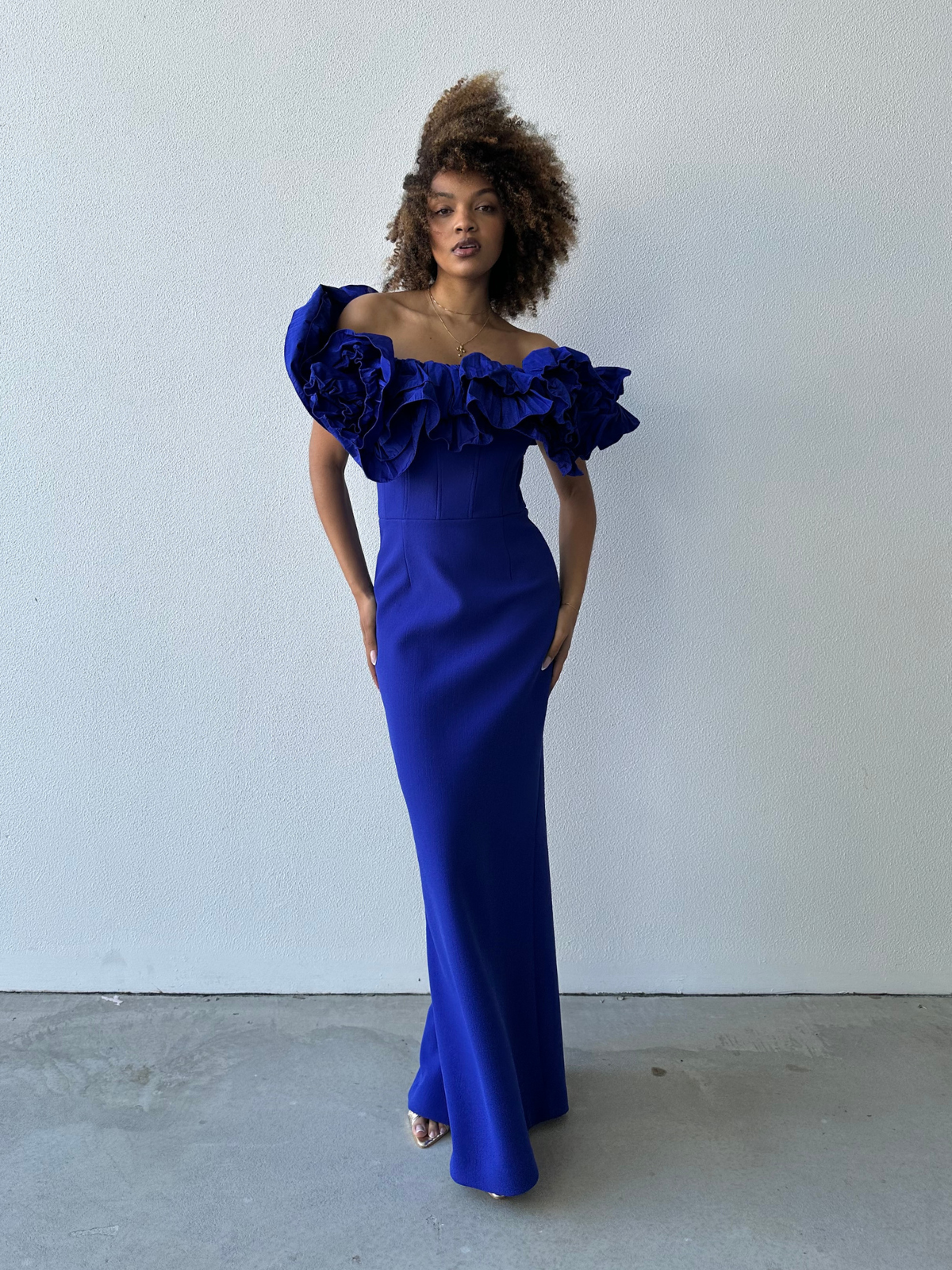 Cora Gown - Cobalt